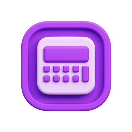 Calculadora  3D Icon