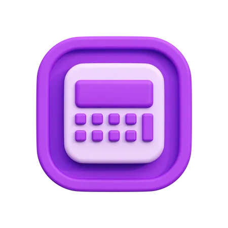 Calculadora  3D Icon