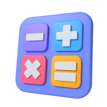 Calculadora  3D Icon