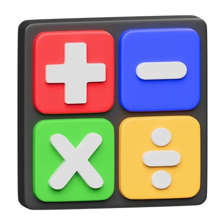 Calculadora  3D Icon