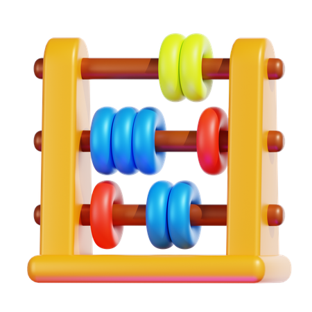 Calculadora ábaco  3D Icon
