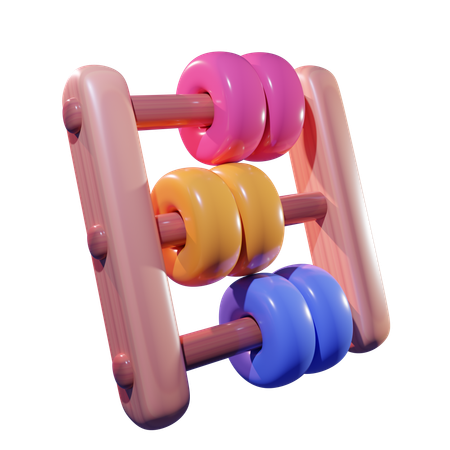Calculadora ábaco  3D Icon