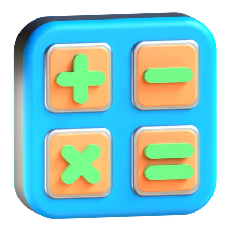 Aplicativo de calculadora  3D Icon