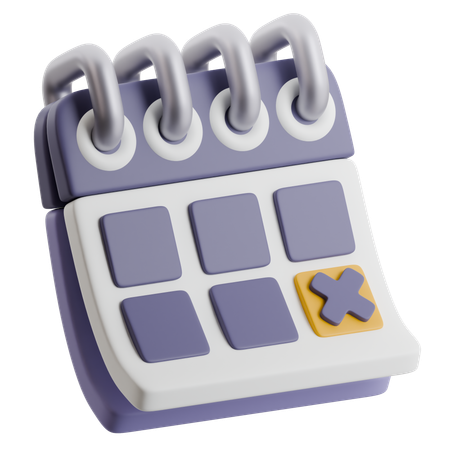 Calculadora com Cruz Matemática  3D Icon