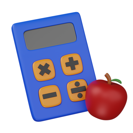 Calculadora de calorias  3D Icon