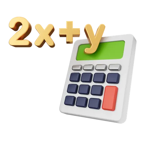 Educação calculadora  3D Icon