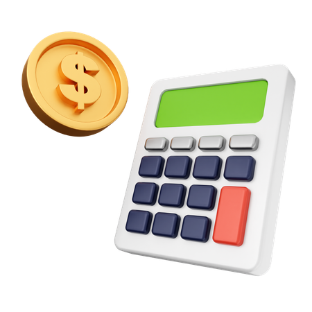 Educação calculadora  3D Icon