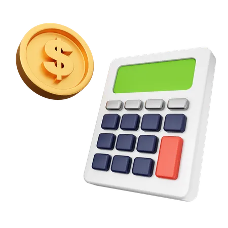 Educação calculadora  3D Icon