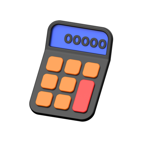 Calculadora financeira  3D Icon