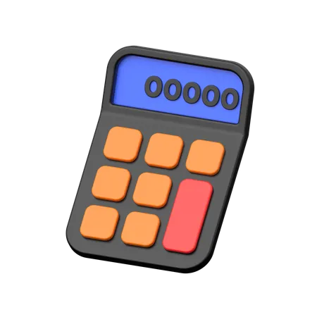 Calculadora financeira  3D Icon