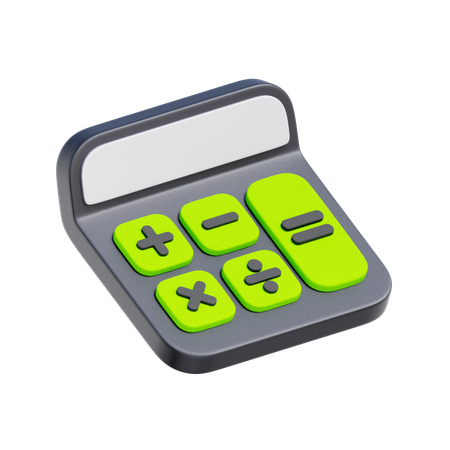 Calculadora financeira  3D Icon