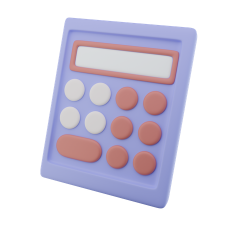 Ícone 3d da calculadora  3D Icon