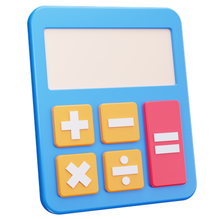 Calculadora matematica  3D Icon