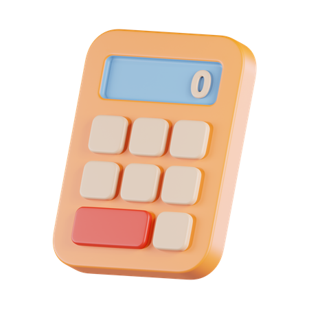 Calculadora matemática  3D Icon