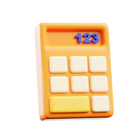 Calculadora matematica  3D Icon