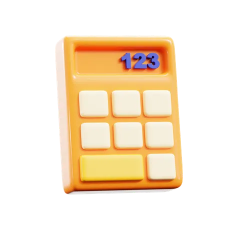 Calculadora matematica  3D Icon