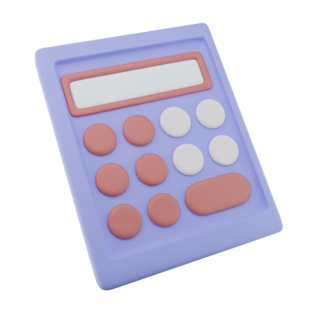 Calculadora matemática - Icono 3D  3D Icon