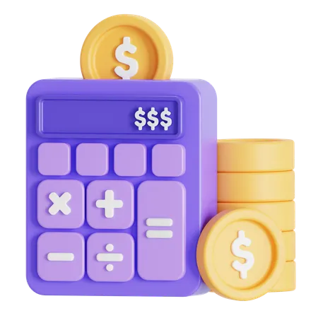 Orçamento da calculadora  3D Icon