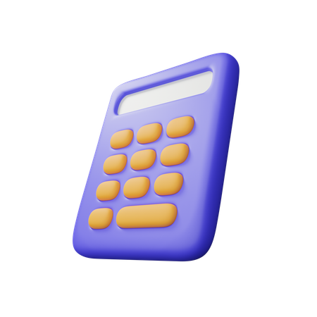 Calculadora voladora  3D Icon