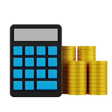 Calcule l'or  3D Icon