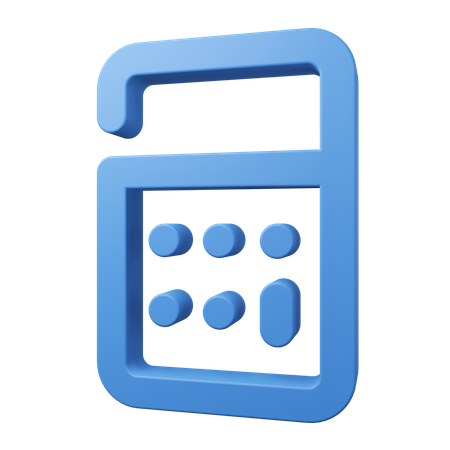 Calculando  3D Icon