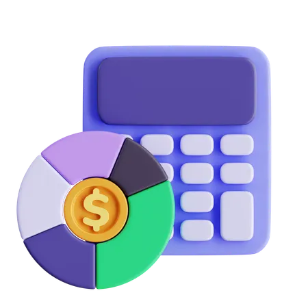 Calculando o orçamento  3D Icon