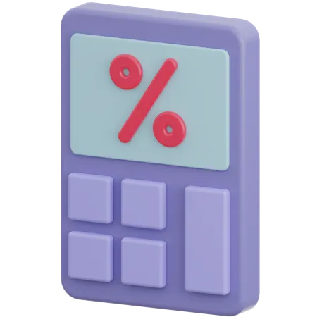 Calcular desconto  3D Icon