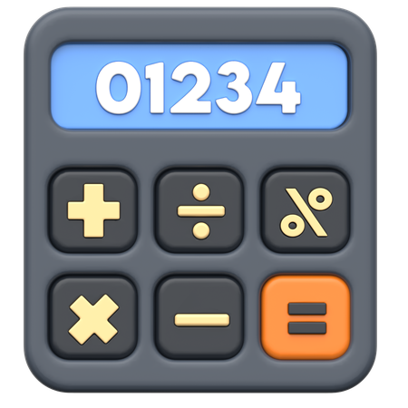 Calculate  3D Icon
