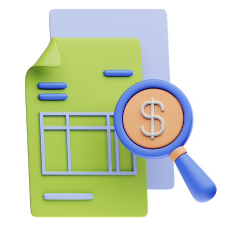 Calculate Finances  3D Icon