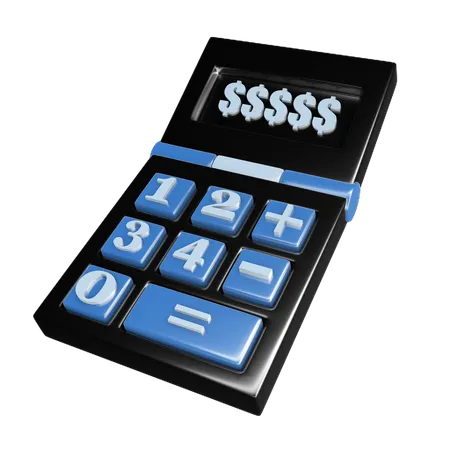 Calculater  3D Icon