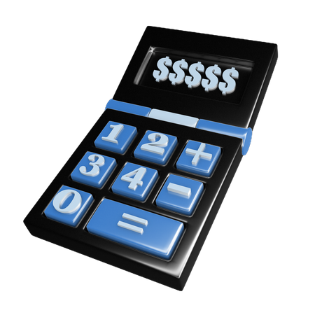 Calculater  3D Icon