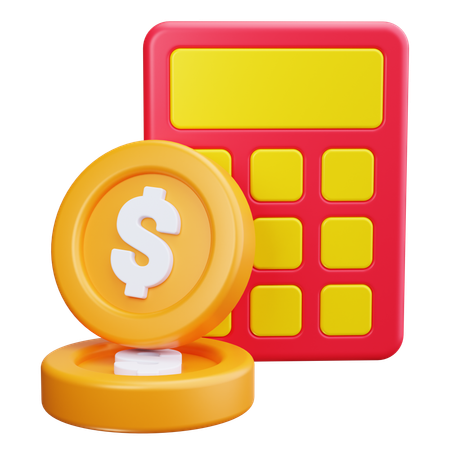 Calculateur d'investissement  3D Icon