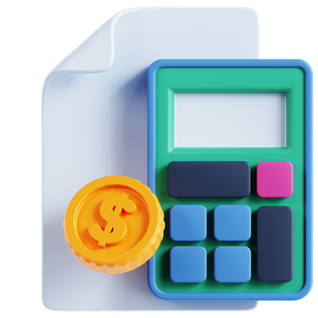 Calculation  3D Icon