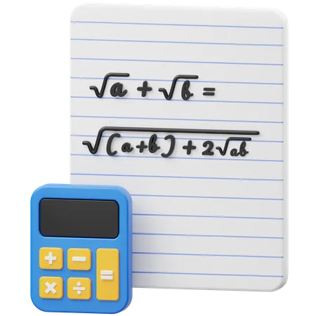 Calculation  3D Icon