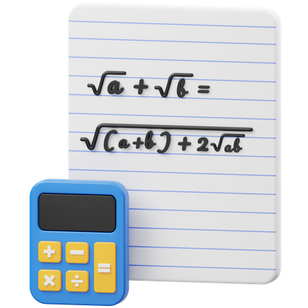 Calculation  3D Icon