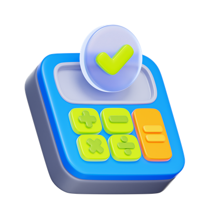 Calculation Verified  3D Icon
