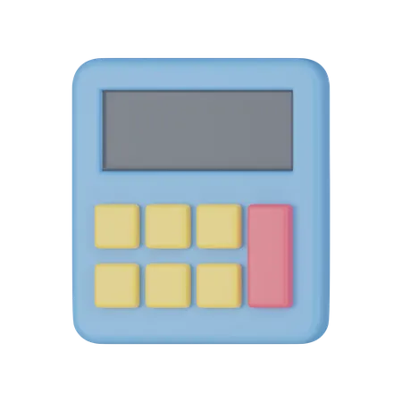 Calculator 3 D Illustration 3D Icon