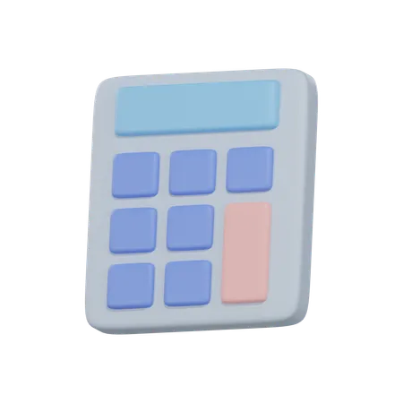 3 D Calculator Icon 3 D Render 3D Icon