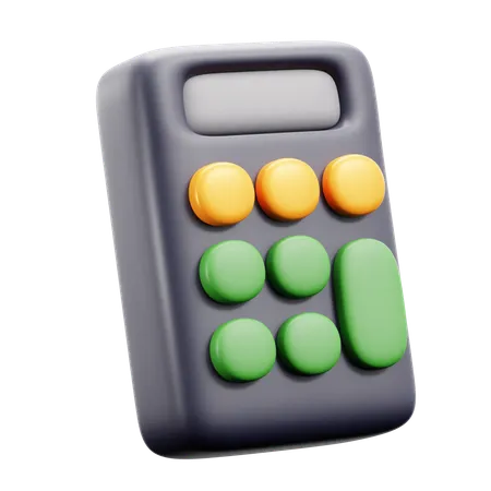 Digital Calculator 3 D 3D Icon