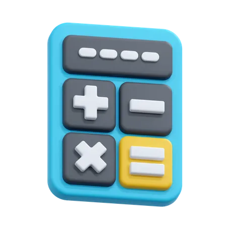 Calculator Illustration 3D Icon