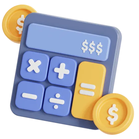 Calculating Finance 3D Icon