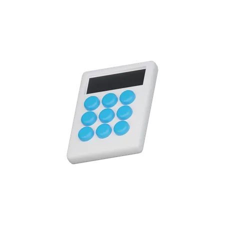 Calculator 3 D Icon 3D Icon