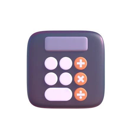 Dive Into The World Of Numerical Precision With Our Captivating 3 D Calculator Icon 3D Icon