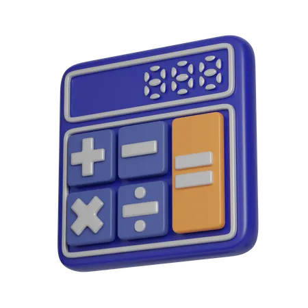 Calculator 3 D Icon Financial And Banking 3 D Illustration 3D Icon
