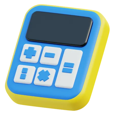 Educational Calculator 3D Icon
