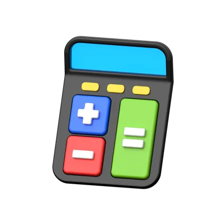 電卓  3D Icon