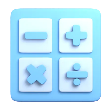 계산자  3D Icon