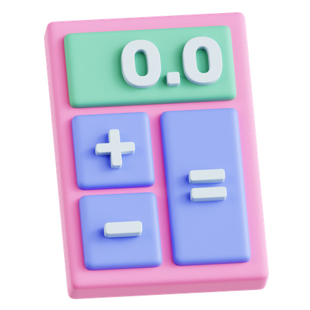 계산자  3D Icon