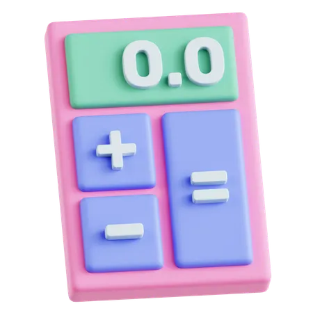 계산자  3D Icon