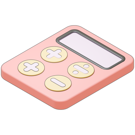 Calculator 3D Icon